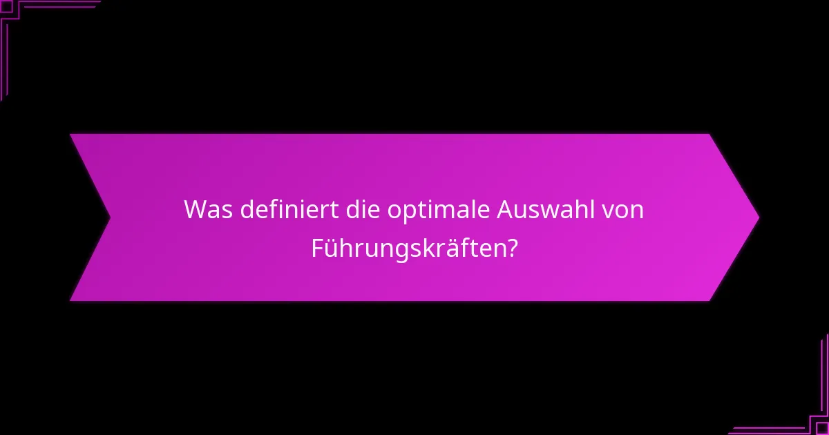 Wie können Führungskräfte Synergien untereinander erreichen?