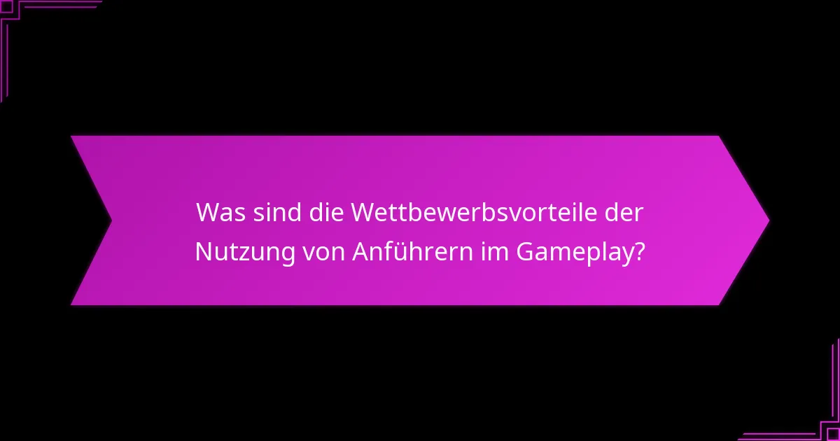 Welche Karten synergieren am besten mit jedem Anführer?
