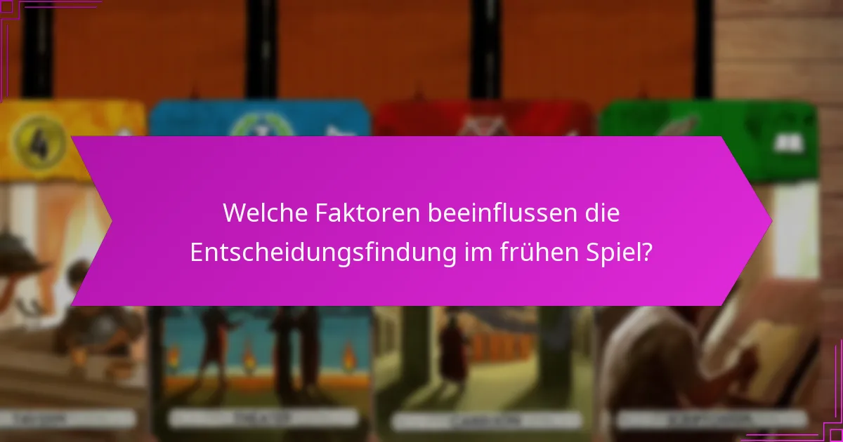 Was sind häufige Fallstricke in den Taktiken des frühen Spiels?