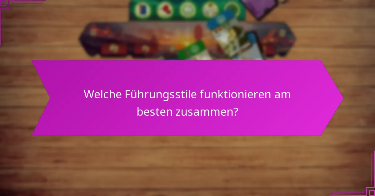 Was sind die strategischen Vorteile optimaler Führungsmischungen?