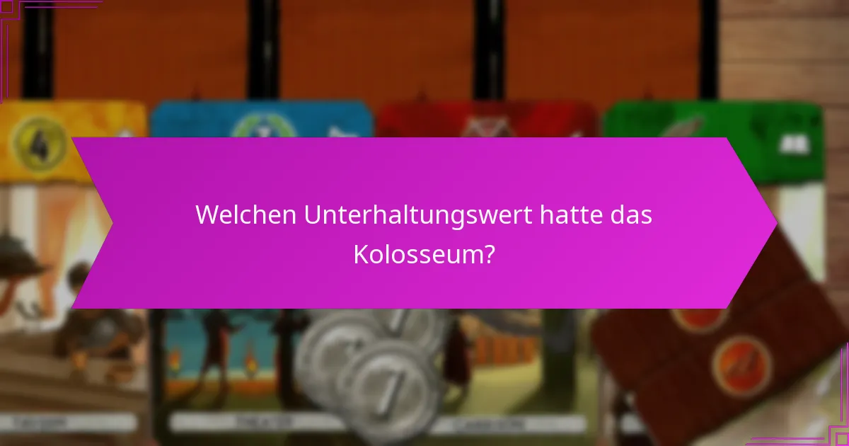 Wie schneidet das Kolosseum im Vergleich zu anderen antiken Arenen ab?